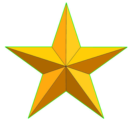 ug二次开发snap方式进行曲线绘制实例(绘制五角星)实例代码演示